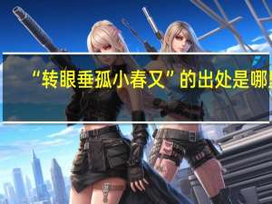 “转眼垂孤小春又”的出处是哪里