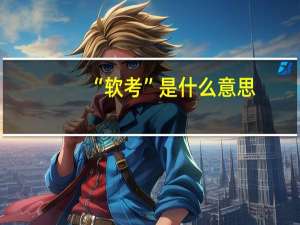 “软考”是什么意思