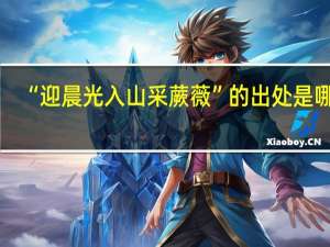 “迎晨光入山采蕨薇”的出处是哪里