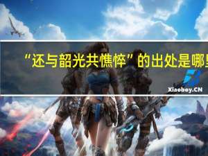 “还与韶光共憔悴”的出处是哪里