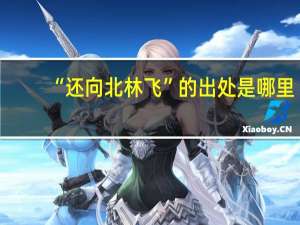 “还向北林飞”的出处是哪里