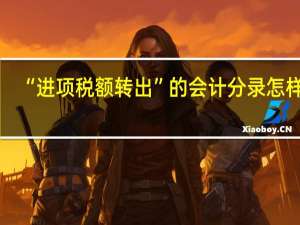 “进项税额转出”的会计分录怎样写