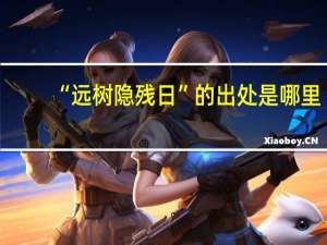 “远树隐残日”的出处是哪里
