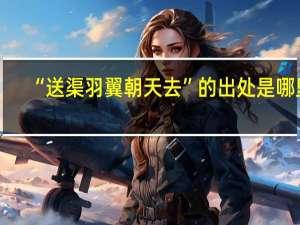 “送渠羽翼朝天去”的出处是哪里