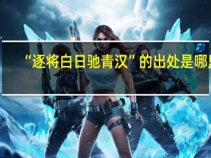 “逐将白日驰青汉”的出处是哪里