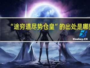 “途穷道尽势仓皇”的出处是哪里