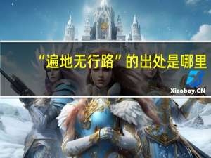 “遍地无行路”的出处是哪里
