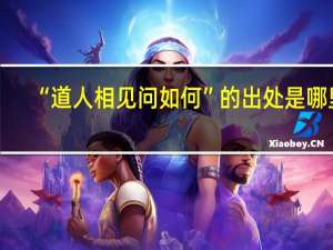 “道人相见问如何”的出处是哪里