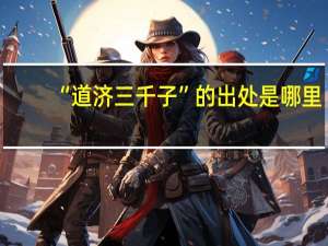 “道济三千子”的出处是哪里