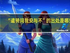 “遣骑问我安与不”的出处是哪里
