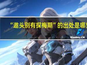 “遨头别有探梅期”的出处是哪里