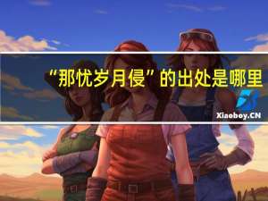 “那忧岁月侵”的出处是哪里