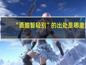 “酒酣暂轻别”的出处是哪里