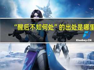 “醒后不知何处”的出处是哪里