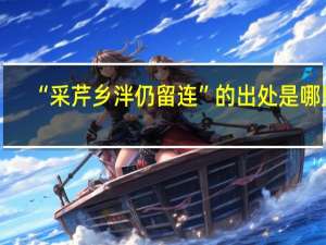 “采芹乡泮仍留连”的出处是哪里