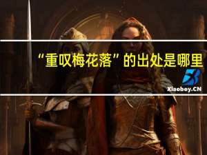 “重叹梅花落”的出处是哪里