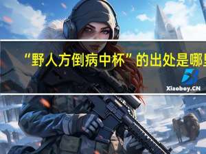 “野人方倒病中杯”的出处是哪里