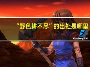 “野色耕不尽”的出处是哪里