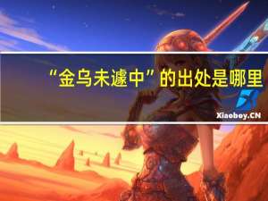 “金乌未遽中”的出处是哪里