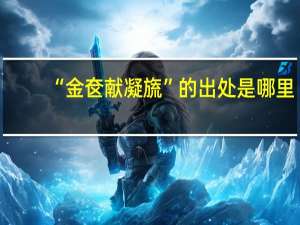 “金奁献凝旒”的出处是哪里