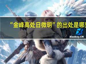 “金峰高处日微明”的出处是哪里