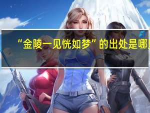 “金陵一见恍如梦”的出处是哪里