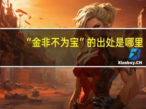 “金非不为宝”的出处是哪里