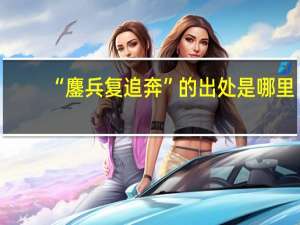 “鏖兵复追奔”的出处是哪里