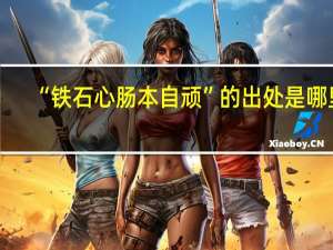 “铁石心肠本自顽”的出处是哪里