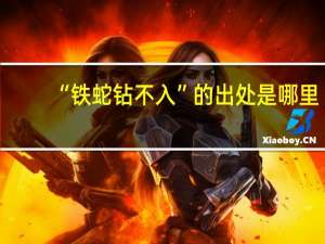 “铁蛇钻不入”的出处是哪里