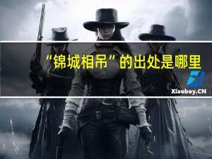 “锦城相吊”的出处是哪里