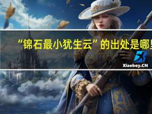 “锦石最小犹生云”的出处是哪里