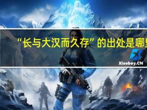 “长与大汉而久存”的出处是哪里