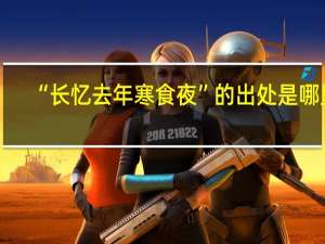 “长忆去年寒食夜”的出处是哪里