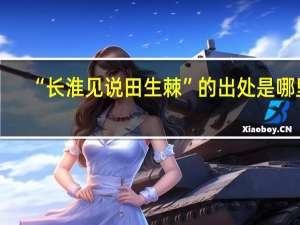 “长淮见说田生棘”的出处是哪里