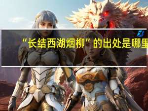 “长结西湖烟柳”的出处是哪里