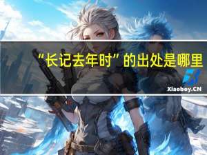 “长记去年时”的出处是哪里
