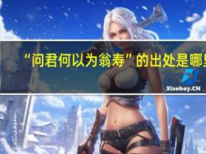 “问君何以为翁寿”的出处是哪里
