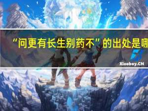 “问更有长生别药不”的出处是哪里