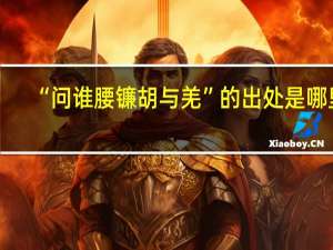 “问谁腰镰胡与羌”的出处是哪里