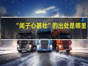 “闻子心甚壮”的出处是哪里