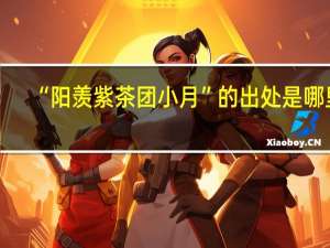 “阳羡紫茶团小月”的出处是哪里