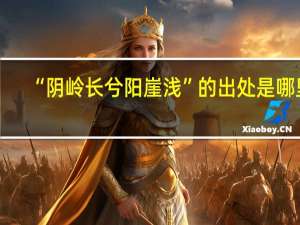“阴岭长兮阳崖浅”的出处是哪里