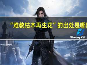 “难教枯木再生花”的出处是哪里