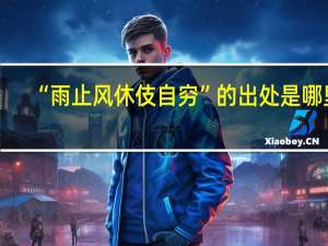 “雨止风休伎自穷”的出处是哪里