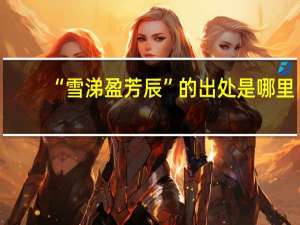 “雪涕盈芳辰”的出处是哪里