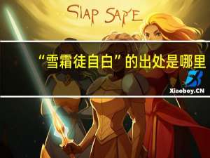 “雪霜徒自白”的出处是哪里