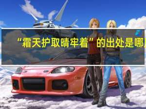 “霜天护取晴牢着”的出处是哪里