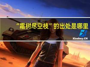 “霜树尽空枝”的出处是哪里