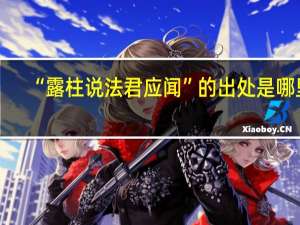 “露柱说法君应闻”的出处是哪里